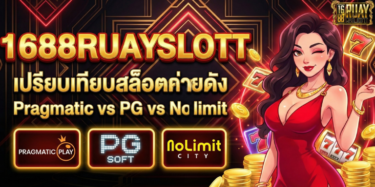 เปรียบเทียบสล็อตค่ายดัง Pragmatic vs PG vs No limit