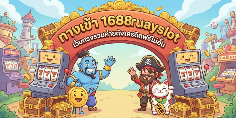 ทางเข้า 1688ruayslot เว็บตรงรวมค่ายดัง เครดิตฟรีไม่อั้น (1)