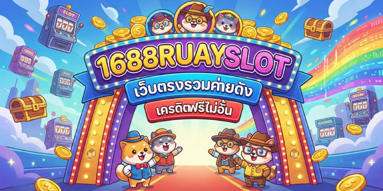 ทางเข้า 1688ruayslot เว็บตรงรวมค่ายดัง เครดิตฟรีไม่อั้น (2)