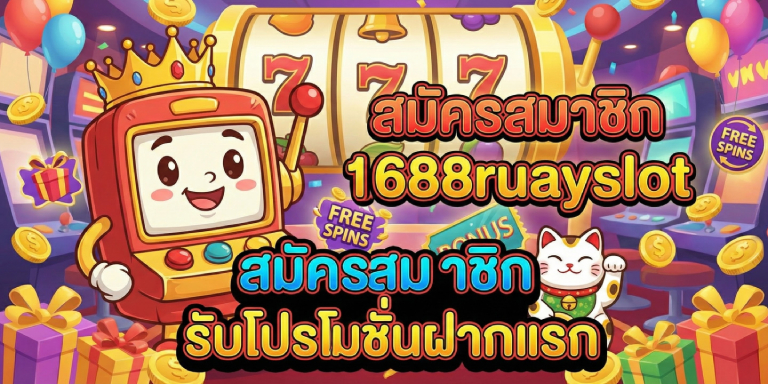 สมัครสมาชิก 1688ruayslot รับโปรโมชั่นฝากแรกของวัน (3)