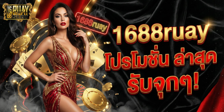 โปรโมชั่น 1688ruay โปรโมชั่น ล่าสุด รับจุกๆ