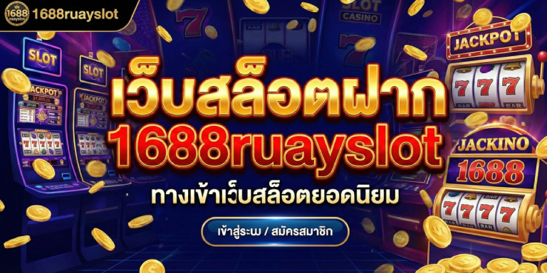 เว็บ สล็อต ฝาก 1688ruayslot ทางเข้าเว็บสล็อตยอดนิยม (1)