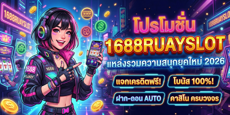 โปรโมชั่น 1688ruayslot แหล่งรวมความสนุกยุคใหม่ 2026 (2)
